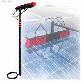 Cleaning Brushes Solar Panel Cleaning Brush with 6 Meters Extension Pole Water Fed Soap DispenserL240304