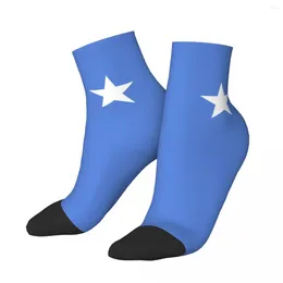 Men's Socks Somalia Flag Short Unique Casual Breatheable Adult Ankle
