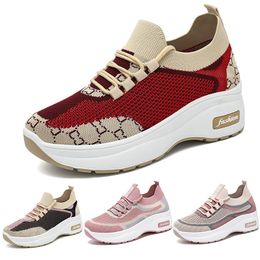 Classic casual shoes sponge cake running shoes comfortable and breathable versatile all season thick soled socks shoes 47 trendings