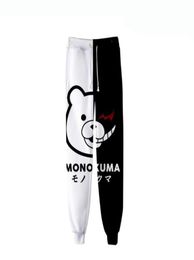 Anime Danganronpa Monokuma 3D Joggers Pantaloni UomoDonna Pantaloni casual Pantaloni sportivi Hip Hop Orso bianco nero Costumi Cosplay3061503