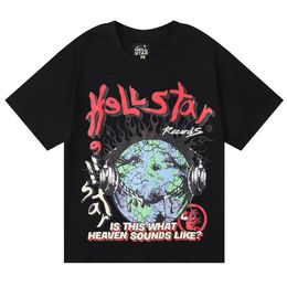 Hellstart T Shirt Mens Women Designers Tshirt Rapper Washed Heavy Craft Unisex Hell Starr Short Sleeve Top High Street Retro Hell Women's Hellstart Shirt 958