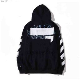 Mens Hoodies Sweatshirts 2024 %60 Off Style Trendy Fashion Sweater Painted Arrow Crow Stripe Loose Hoodie and Coatjqm1off T-shirts White Ol4f