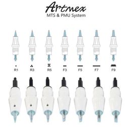 50pcs Artmex A3 V3 V6 V8 V9 Replacement Needle Cartridges PMU System Tattoo Needle Cartridges Body Art Permanent Makeup6346112