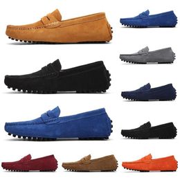 style10 fashion men Dress Shoes Black Blue Wine Red Breathable Comfortable Mens Trainers Canvas Shoe Sports Sneakers Runners Size 40-45