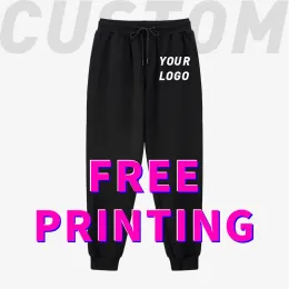 Pants Customised casual sweatpants free printed logo pattern image unified cultural shirt for spring and autumn pants team activities