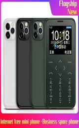 Original New SOYES 7S Plus Mini Card Mobile Phone Unlocked Quad Band 154039039 MTK6261M Cellphone UltraThin Fashion Childr8036358