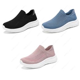 Women Shoes 2024 New Leisure Sports Shoes Running Shoes Sole Lazy Shoes Korean Edition Trend Flying Weaving One Step Single Shoes GAI 087