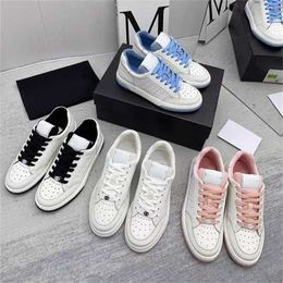 Sports 2024 Xiaoxiang black and panda new board round head thick bottom pink casual lace up letters sports small white shoes women
