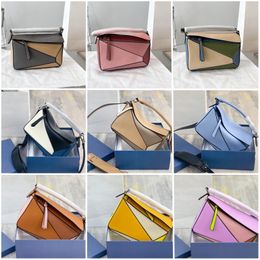 Designer Women bags Leather Crossbody Geometric Square bag Luxurys Shoulder bags Fashion Pillow Bag Classic Handbag Totes adjustable shoulder srap zipper bag