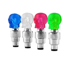 Whole Led Bike Skull Shape Light Cool Bicycle Lights Install at Bike Alloy Bicycle Tire 039s Bike Accessories Led Bycicle 1650483