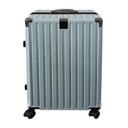 Clothing storage Aluminium Luggage Trolley Luggage Bags Unisex Spinner Aluminium Suitcase