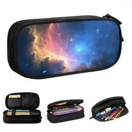 Galaxy Nebula Star Pencil Cases Bedroom Space Stars Pencilcases Pen Holder Large Storage Bag School Supplies Gifts Accessories