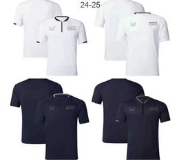 Men's T-Shirts F1 racing body shirts summer team polo shirts same style customization