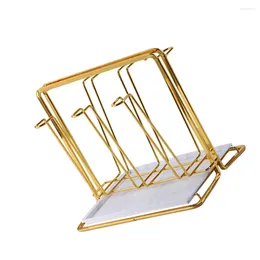 Kitchen Storage Drainer Cup Holder Drying Rack Portable Cups Organiser Exquisite Wrought Iron Bottle Stand Upside Down Draining