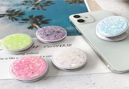 Universal Car Glitter Bling Phone Holder for Smart phones Grip Stand Sockets Tablets iphone X Samsung1616034