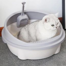 Housebreaking Portable Litter Box Litter Cat Box Pan Poop Toilet Kitten Tray Side High Travel Puppy Pet Potty Dog Rabbit Scoops Lifter Scoop