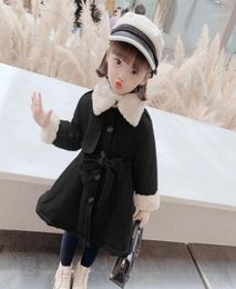 Toddler Girl Winter Clothes 2020 Kids Clothes Thick Warm Windbreaker Jacket Fur Collar Cottonpadded Trench Coat Parka17555401