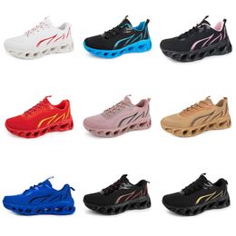 2024 men women running GAI triple black Brown navy blue light yellow mens trainers sports Lightweight Walking shoes Six