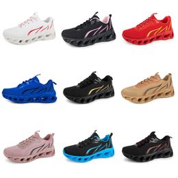 2024 women men GAI running shoes white black yellow purple Brown trainers sports red Brown Breathable outdoor platform Shoes Two