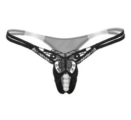 1pc Transparent Women Crotchless Tback Sexy Panties butterfly Open Gstring Thongs Lingerie Briefs with Sexy Underwear with pearl9080078