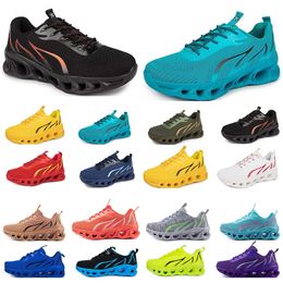 spring men women shoes Running Shoes fashion sports suitable sneakers Leisure lace-up Colour black white blocking antiskid big size GAI 825