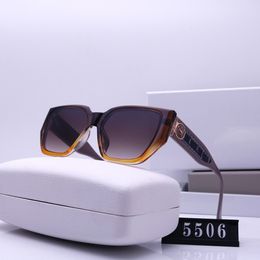 high appearance value personality designer Women's Men's retro glasses board High grade luxe sunglasses radiation resistant Polarising 5506