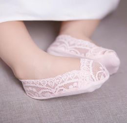 Baby Kids Lace Socks Girls Princess Ankle Socks Children Cotton Sock Foot Cover Silicon Bottom Anti Slip Babies Socks 5 Colors 1255283628