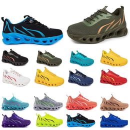 spring men women shoes Running Shoes fashion sports suitable sneakers Leisure lace-up Colour black white blocking antiskid big size GAI 415 trendings