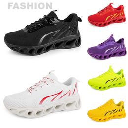 men women running shoes Black White Red Blue Yellow Neon Grey mens trainers sports outdoor athletic sneakers GAI color31