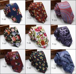 Groom Neck Ties Fashion Wedding Pattern Imprinted Cotton Tie Jacquard Neckties High Quality Get Together Tie Beautiful Men Ties5003083