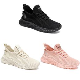 Men women sports sneakers runner outdoor running shoes breathable mesh white pink fashion shoes GAI 094