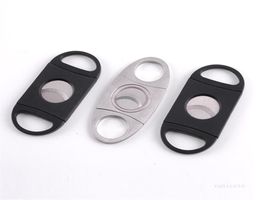 Stainless Steel Classic Double edged Cigar Cutter Metal Cigars Scissors Mini Smoking Accessoriese T9I0013193355954