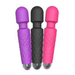 vibrator Strong Shock Knight Stick Rechargeable Women's Masturbation Vibration Massage Adult Products 231129