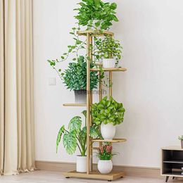 Other Garden Buildings 5 Tiers 6 Potted Plant Stand Flower Pot Holder Shelves Planter Rack Storage Display for Indoor Garden Balcony YQ240304