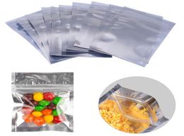 Plastic Aluminum Foil Package Bag Zipper Translucent Packaging Pouch Smell Proof Food Coffee Tea Storage Bags4242787