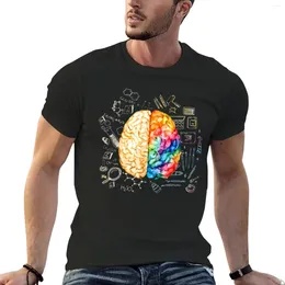 Men's Tank Tops Colourful Brain - Science And Art Neuroscience Neurologist T-Shirt Quick Drying T Shirt Man Designer Men