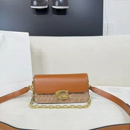 High-end new Eliza underarm bag, chain bag, high-end bag-type shoulder bag, large-capacity fashion mobile phone bag, lipstick bag, gold hardware designer bag, must-have 23CM