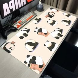 Pads Panda Desk Pad Mouse Carpet Gaming Accessories Pc Cabinet Games Gamer Keyboard Computer Desks Mousepad Anime Mat Mats Office Xxl