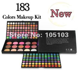 Whole Professional Make up Set 183 Color Makeup Palette Eyeshadow Blusher Foundation Face Powder Cosmetic Palette 4311982