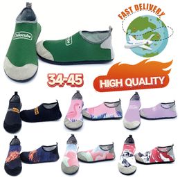 Sandals Swimming Softy Soled Anti-slip Aqua Quick-dry Surfing Breath Mesh Water Beach Diving Socks Non-Slip Snorkel tracing GAI blue black white green pink comfort