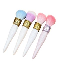 Makeup Brushes Drop sell les Merveilleuses LADUREE CheekPowderFoundation Cameo Porcelain Design Beauty Makeup Blender Tool4752169