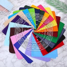 Unisex Cotton Blend Hip Hop Bandana Headwear Hair Band Scarf Neck Wrist Wrap Band Magic Head Square Scarf261N