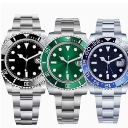 42% OFF watch Watch Mens Classic Fully Automatic Mechanical for Men 40mm Stainless Steel Material Fashion Life Waterproof Coke Bezel Ceramic Dial Wristwatch