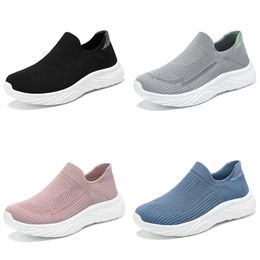 Women Shoes 2024 New Leisure Sports Shoes Running Shoes Sole Lazy Shoes Korean Edition Trend Flying Weaving One Step Single Shoes GAI 003