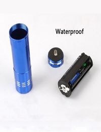 High Powerful Mini Flashlight 9 LED Waterproof Flash Light Small Pocket Lamp Torch Lamps Tactical for Outdoor Camping VT04701667736