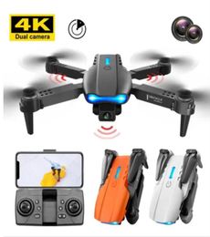 E99 PRO Drone Professional 4K HD Dual Camera Intelligent Uav Automatic Obstacle Avoidance Foldable Height Keeps Mini Quadcopter 208479075