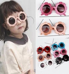 Kid Sunglasses Children Beach Sun UV 400 Round Flower Shape Accessory Sunscreen Eyewear Baby for Party Boy Girl7640688