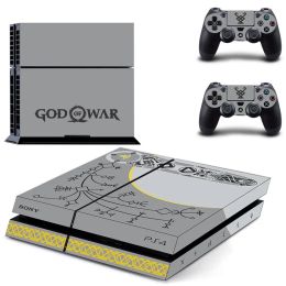 Stickers Game God of War PS4 Skin Sticker Decal Cover For Console & Controller PS4 Fat Skins Vinyl