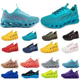 spring men women shoes Running Shoes fashion sports suitable sneakers Leisure lace-up Color black white blocking antiskid big size GAI 56