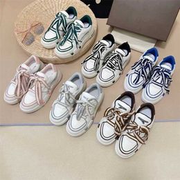 38% OFF shoes 2024 Spring Autumn New Genuine Leather Womens Board Sports and Casual Trendy Small White Shoes Flat Bottom Low Top Lacing Academy Style